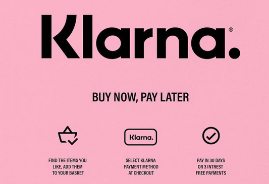 Klarna now available at our checkout